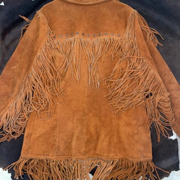 Altman of Dallas Suede Fringe Coat - Picture 2 of 2